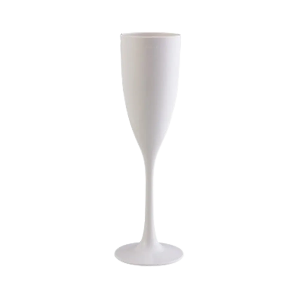 Champagne Flute, oyster white